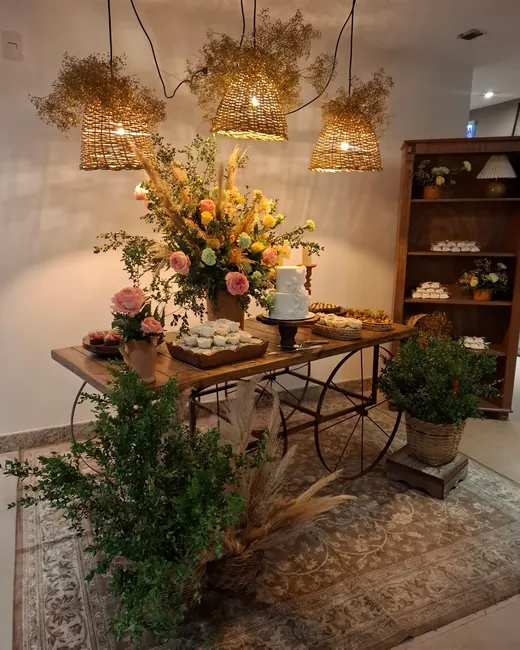 Decoração de casamento em Blumenau — arte floral